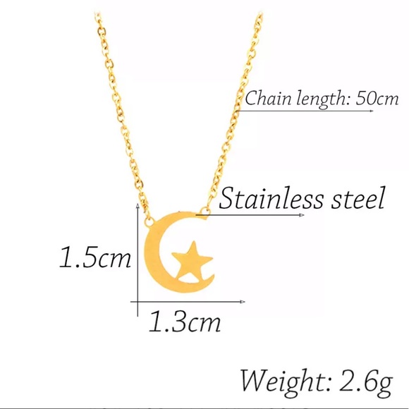 STAINLESS STEEL ☆ Goodnight Necklace - Picture 3 of 6